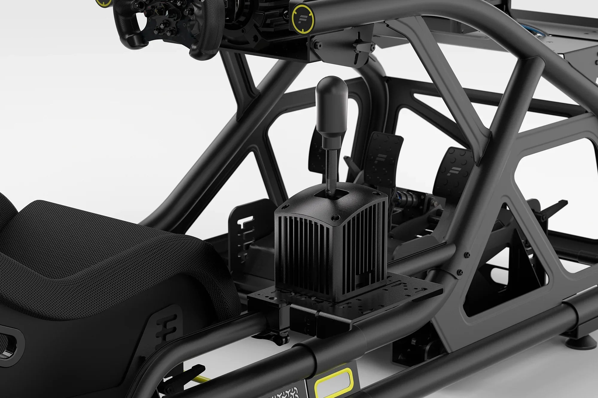 Fanatec shifter mount — adjustable mounting bracket for ClubSport sequential shifter on sim racing cockpits