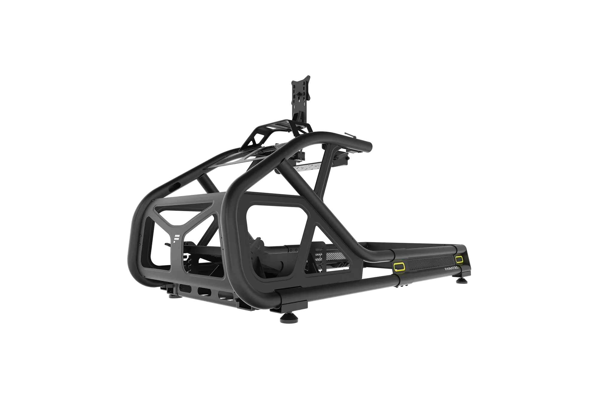 Fanatec ClubSport GT cockpit — aluminum sim racing rig frame with integrated seat and pedal mount