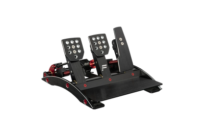Fanatec ClubSport V3 pedals — three-pedal set with load cell brake for sim racing